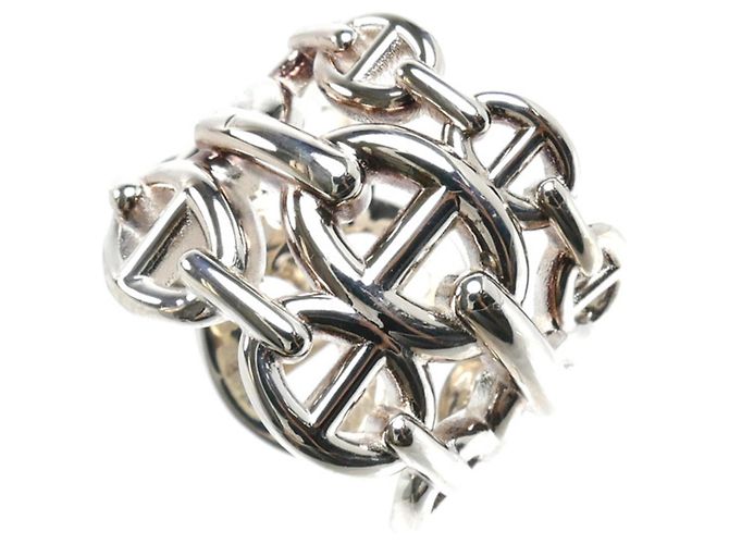 Ring Hermès Anello Chaine d'Ancre Enchainée GM in argento sterling 925 Hermes - vista 2
