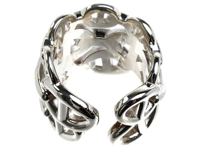Ring Hermès Anello Chaine d'Ancre Enchainée GM in argento sterling 925 Hermes - vista 4