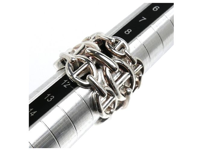 Ring Hermès Anello Chaine d'Ancre Enchainée GM in argento sterling 925 Hermes - vista 6