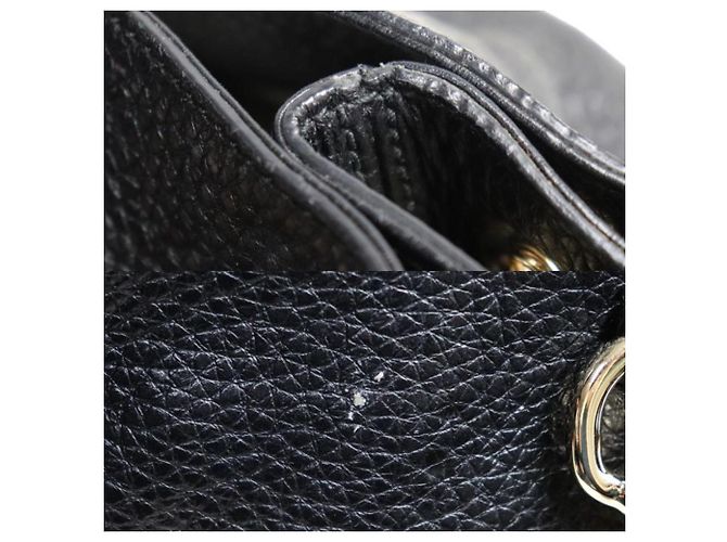 Borsa Tote Gucci Soho Interlocking G Nero - vista 7