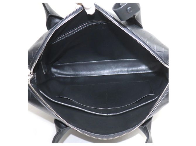 Mallette en cuir embossé Bottega Veneta Noir - vue 4