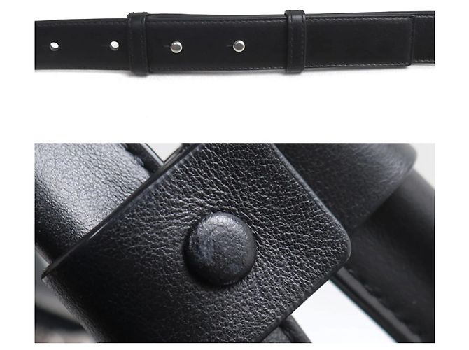 Mallette en cuir embossé Bottega Veneta Noir - vue 5