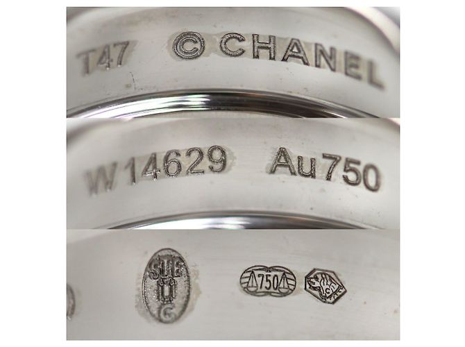 CHANEL Coco Crush Ring aus Weißgold, Größe Medium. Damen - Ansicht 5