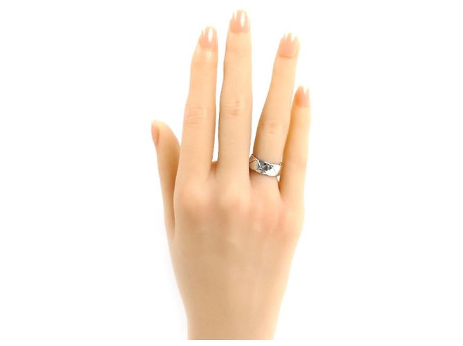 CHANEL Coco Crush Ring aus Weißgold, Größe Medium. Damen - Ansicht 7