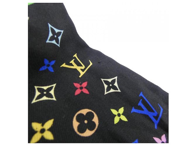 Louis Vuitton Multicolor Bandeau Schal Schwarz - Ansicht 4