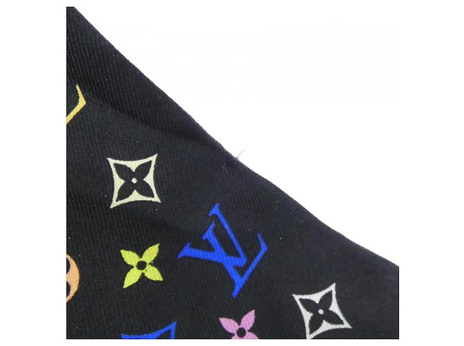 Louis Vuitton Multicolor Bandeau Schal Schwarz - Ansicht 5