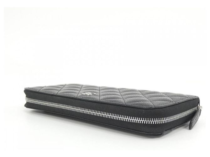 Chanel Timeless Classic Line Portemonnaie Schwarz - Ansicht 3