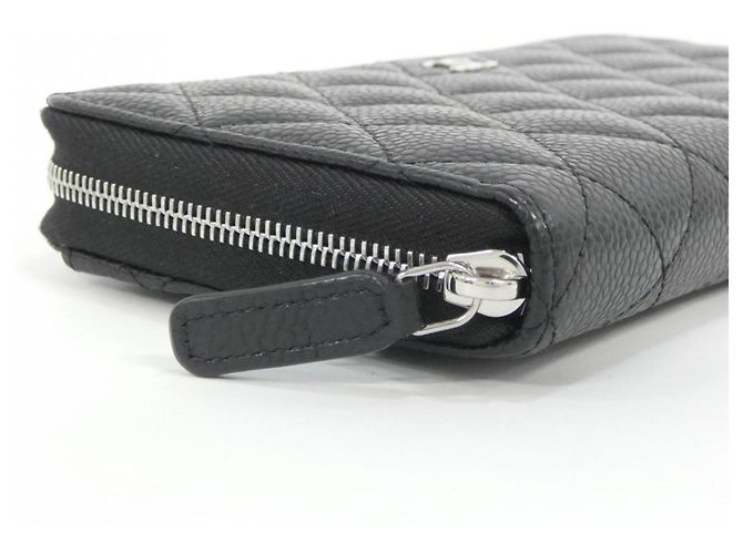 Chanel Timeless Classic Line Portemonnaie Schwarz - Ansicht 4