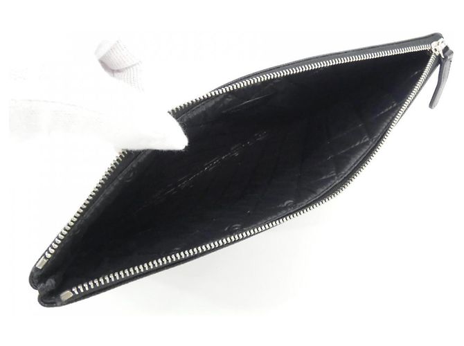 Pochette Chanel Deauville Line Nero - vista 7