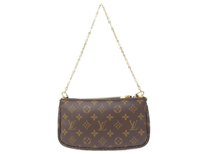 Bolso de hombro Louis Vuitton Monogram Multi Pochette Accessoires Caqui - vista 2