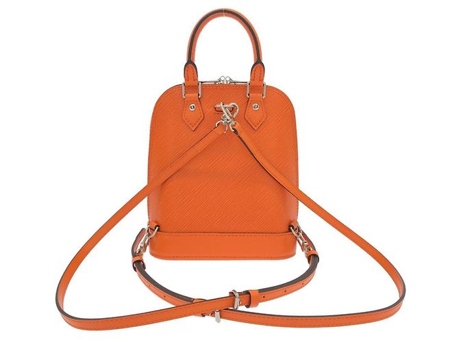 Zaino Louis Vuitton Alma Arancione - vista 2
