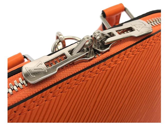 Zaino Louis Vuitton Alma Arancione - vista 4