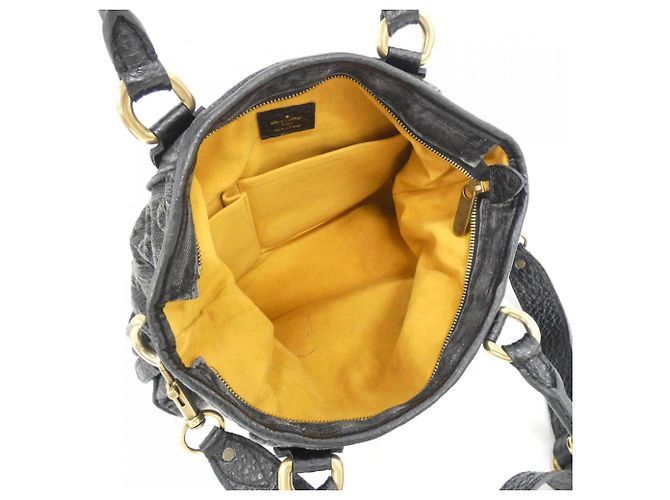 Borsa Louis Vuitton Monogram Denim Neo Cabby MM Nero - vista 6