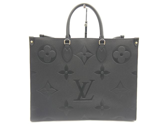LOUIS VUITTON Borsa OnTheGo GM Monogram Empreinte Nero - vista 2