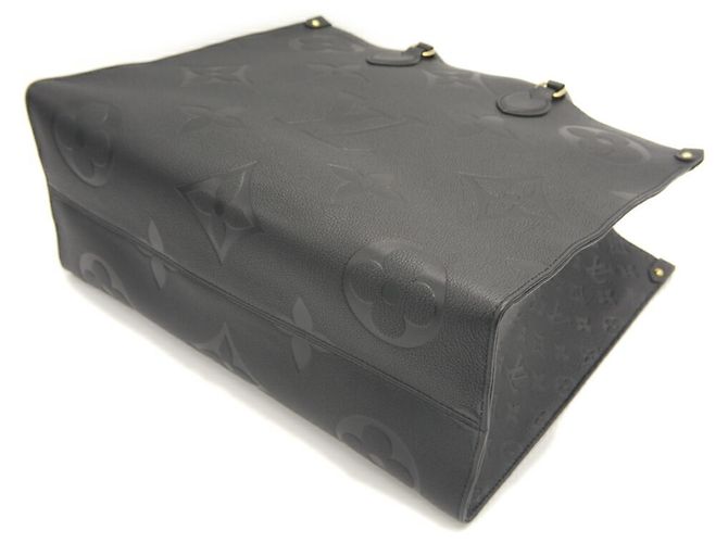 LOUIS VUITTON Borsa OnTheGo GM Monogram Empreinte Nero - vista 5