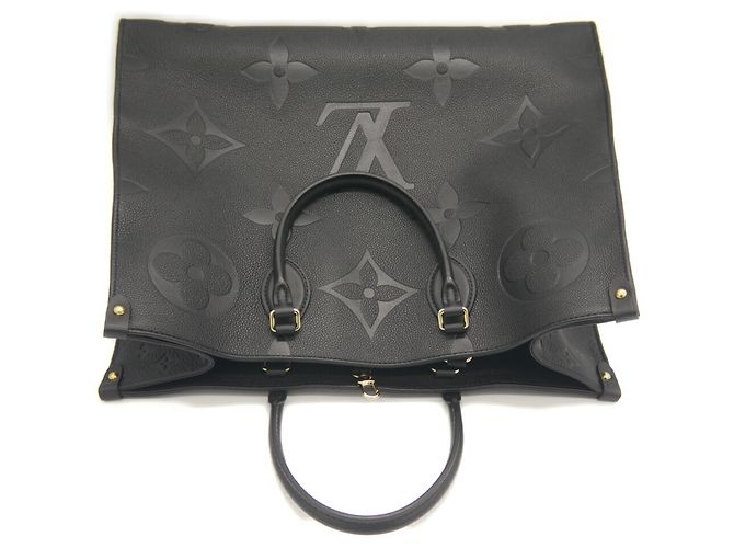 LOUIS VUITTON Borsa OnTheGo GM Monogram Empreinte Nero - vista 6