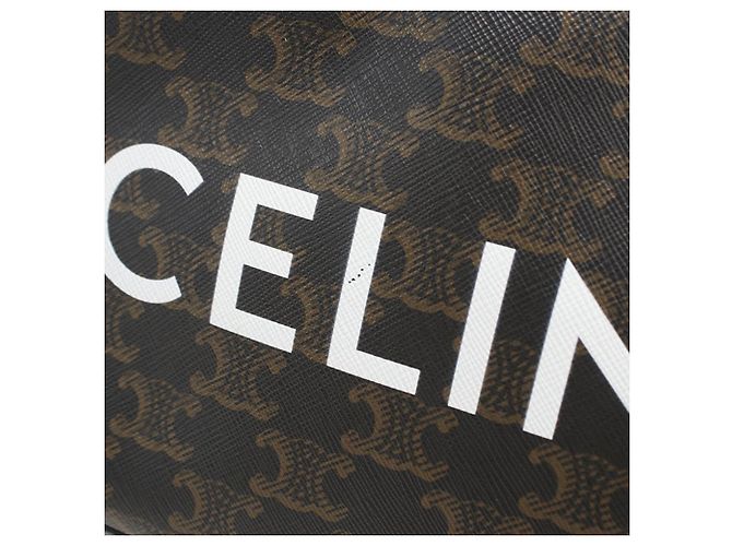 Céline CELINE (Celine) Borsa a tracolla Crossbody . Medium Messenger Triomphe Canvas Uomo Marrone - vista 4