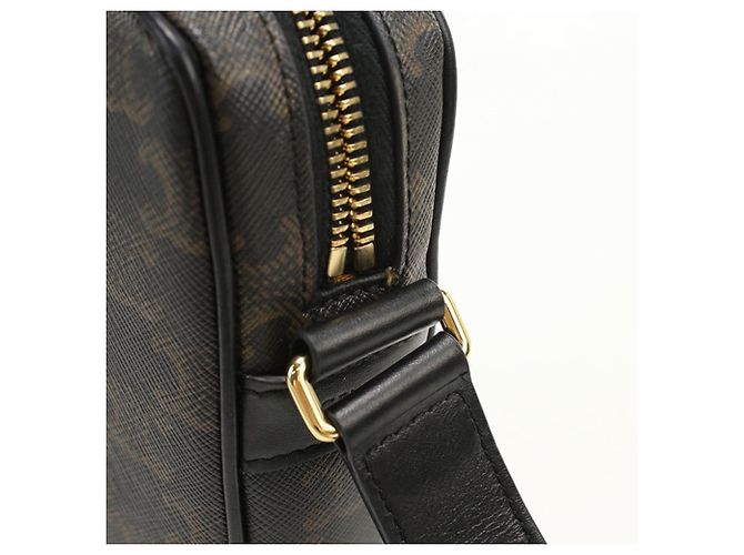 Céline CELINE (Celine) Borsa a tracolla Crossbody . Medium Messenger Triomphe Canvas Uomo Marrone - vista 5