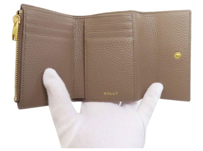 Bally Logo Leder-Klapperbörse für Damen - Ansicht 4