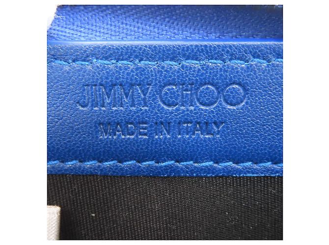 Porta-moedas com logo Jimmy Choo, couro, para mulher - vista 5