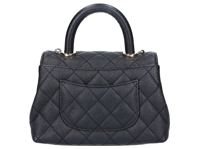 Bolso CHANEL Caviar Skin Coco Handle XXS de hombro - Black Mujer Negro - vista 3