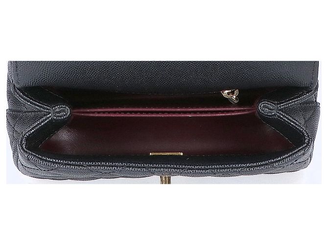 Bolso CHANEL Caviar Skin Coco Handle XXS de hombro - Black Mujer Negro - vista 6