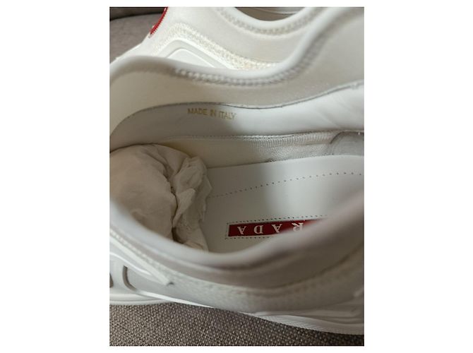Prada Tecno Bike Sneaker - Weiß - Ansicht 10