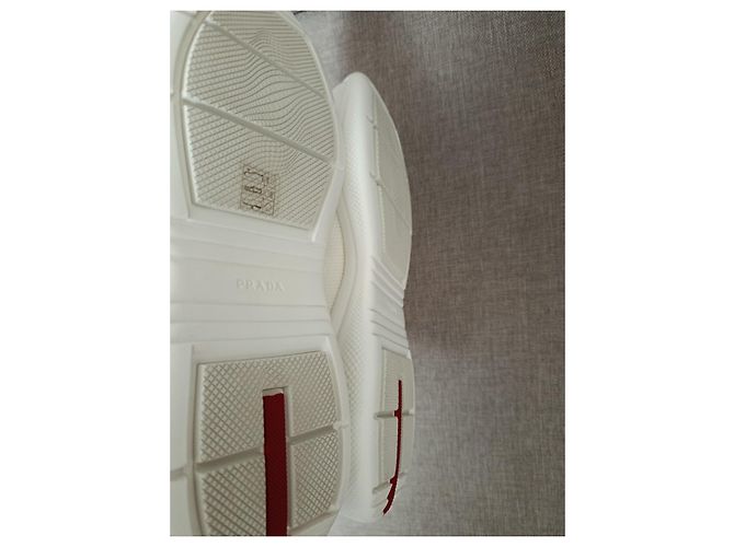 Prada Tecno Bike Sneaker - Weiß - Ansicht 12