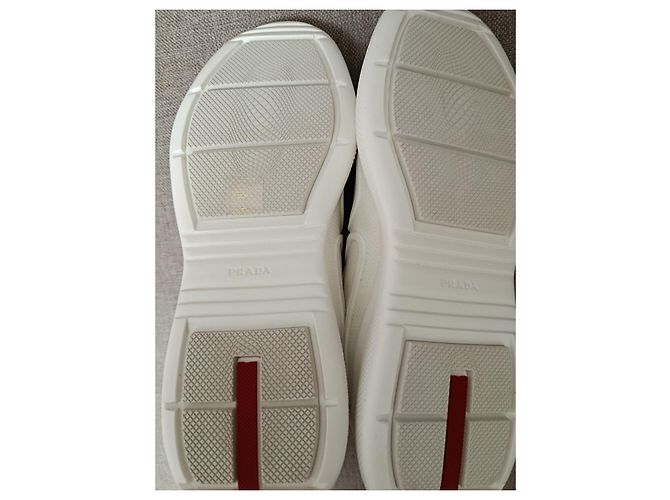 Prada Tecno Bike Sneaker - Weiß - Ansicht 15