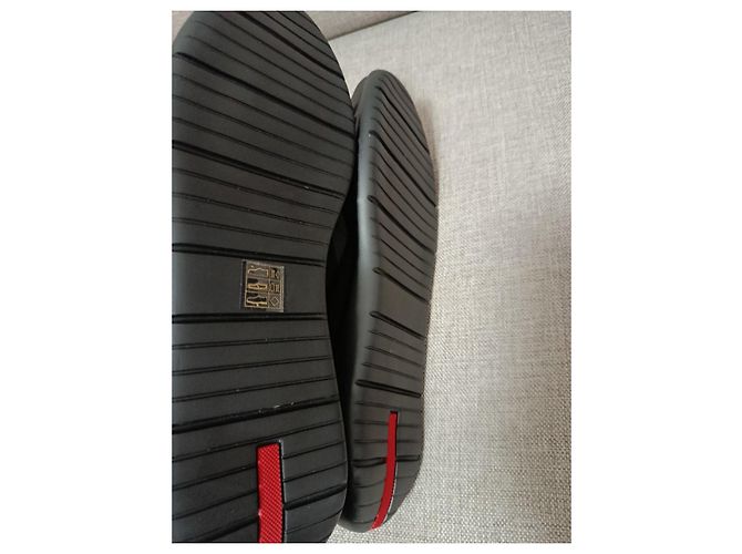 Sneakers Prada Knit Nere Nero - vista 11