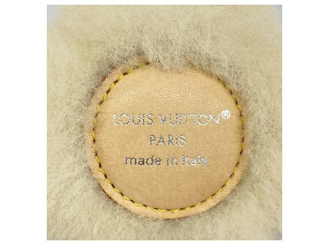 Portachiavi Vivienne in shearling Louis Vuitton Crudo - vista 3