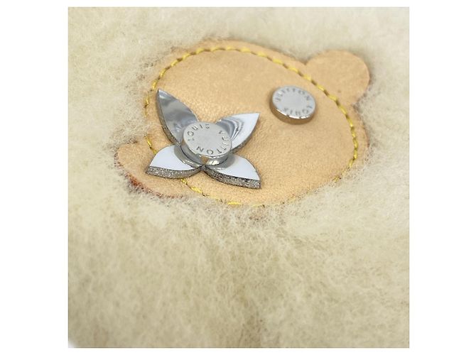 Portachiavi Vivienne in shearling Louis Vuitton Crudo - vista 4