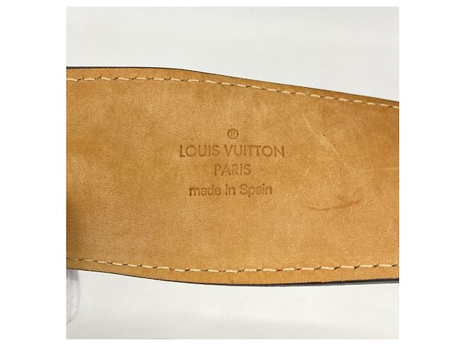 Cintura Louis Vuitton da uomo Eldorado Nero - vista 2