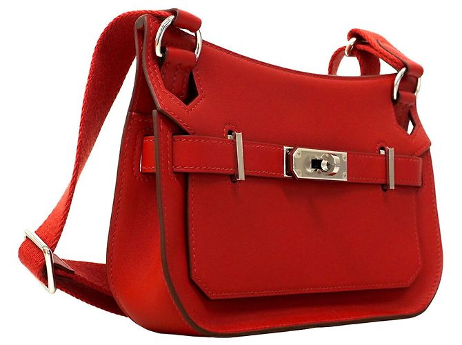 Hermès Hermes Jypsiere Mini Schultertasche Rot - Ansicht 2
