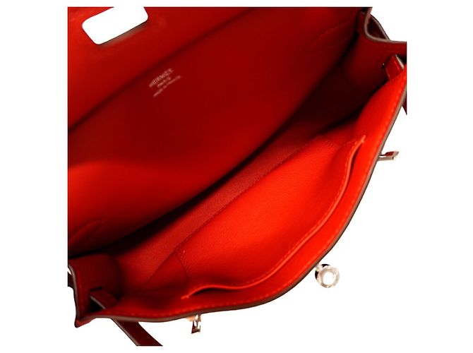 Hermès Hermes Jypsiere Mini Schultertasche Rot - Ansicht 4