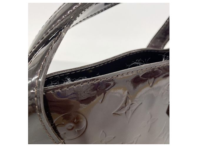 Borsa Louis Vuitton Vernis Wilshire PM M93641 Amarante Bordò - vista 11