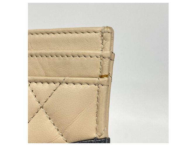 Tarjetero Chanel Gabrielle Negro Beige - vista 6
