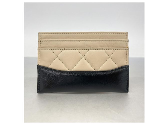 Tarjetero Chanel Gabrielle Negro Beige - vista 8