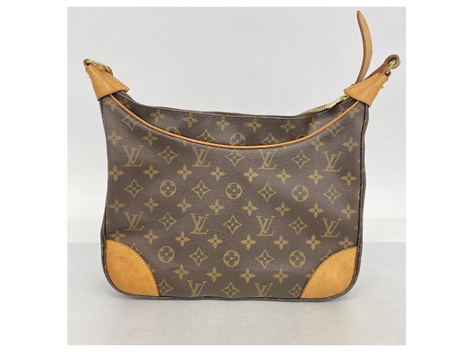 Borsa a Spalla Louis Vuitton Monogram Boulogne 30 Marrone - vista 10