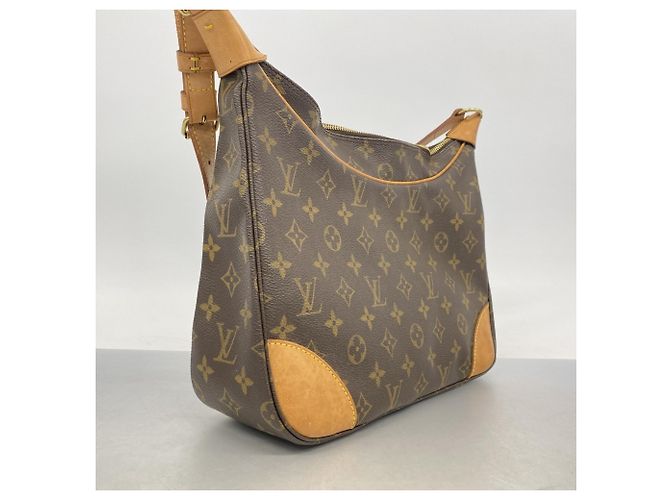 Borsa a Spalla Louis Vuitton Monogram Boulogne 30 Marrone - vista 2