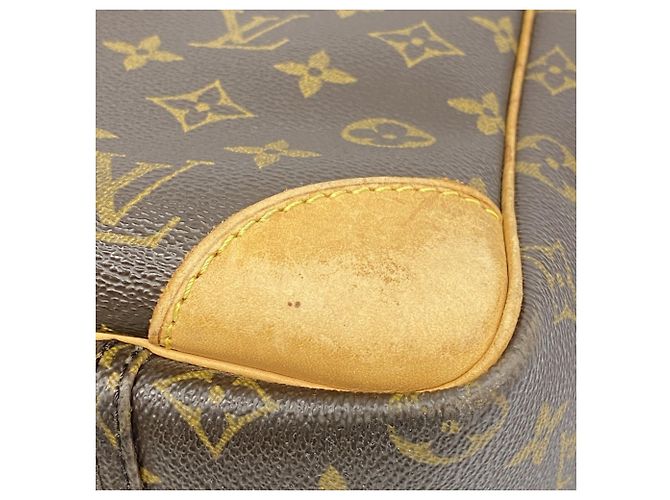Borsa Louis Vuitton Boston Monogram Sirius 45 Marrone - vista 13
