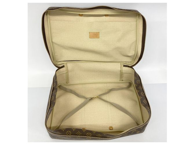Borsa Louis Vuitton Boston Monogram Sirius 45 Marrone - vista 4