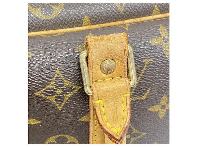 Borsa Louis Vuitton Boston Monogram Sirius 45 Marrone - vista 8