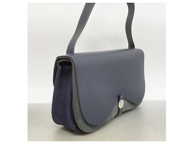 Hermès Borsa a tracolla Hermes Colorado MM Blu navy - vista 2