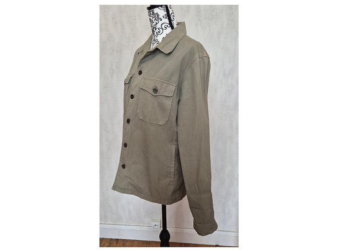 Hartford Alternative Classics Sobrecamicia da Uomo - Cotone Kaki - vista 2
