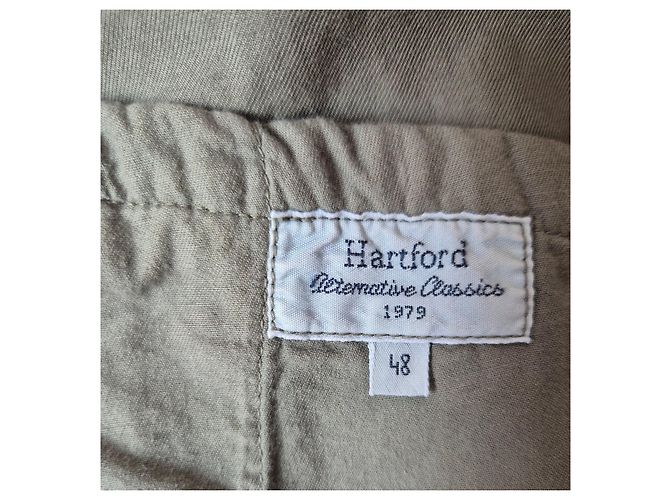 Hartford Alternative Classics Sobrecamicia da Uomo - Cotone Kaki - vista 4