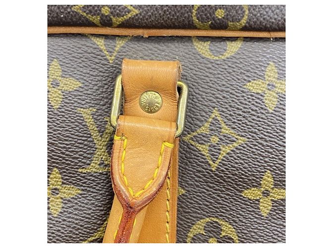 Borsa Louis Vuitton Boston Monogram Sirius 45 Marrone - vista 13