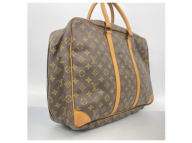 Borsa Louis Vuitton Boston Monogram Sirius 45 Marrone - vista 2