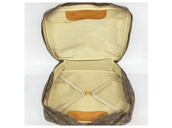 Borsa Louis Vuitton Boston Monogram Sirius 45 Marrone - vista 4