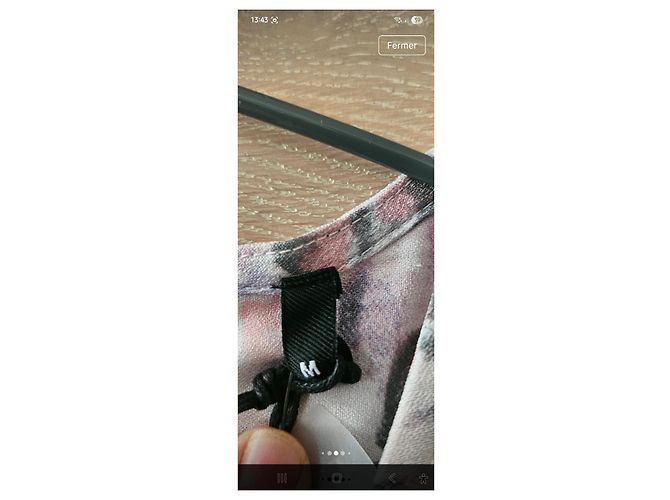Autre Marque Kaporal Wickelkleid mit Blumenprint Pink Weiß Grau Lila - Ansicht 5
